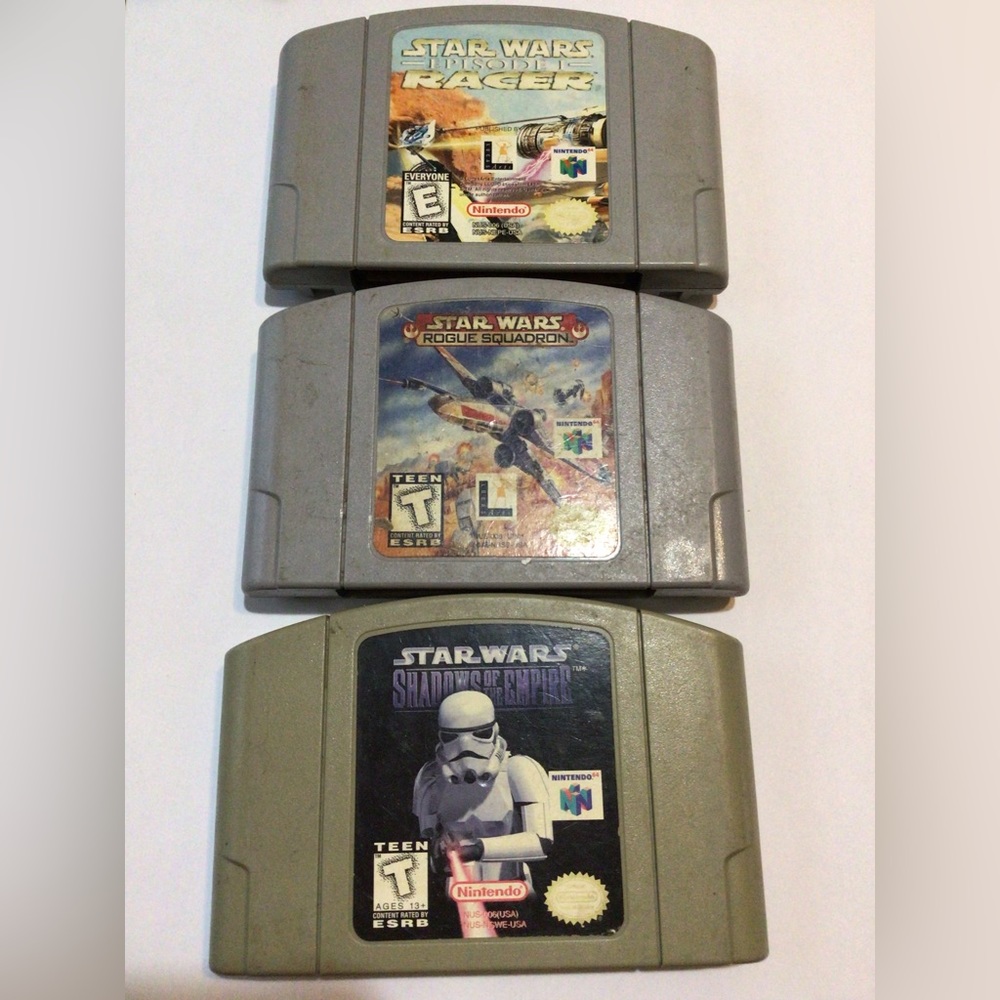 N64 Star Wars Nintendo 64 Cartridge Bundle